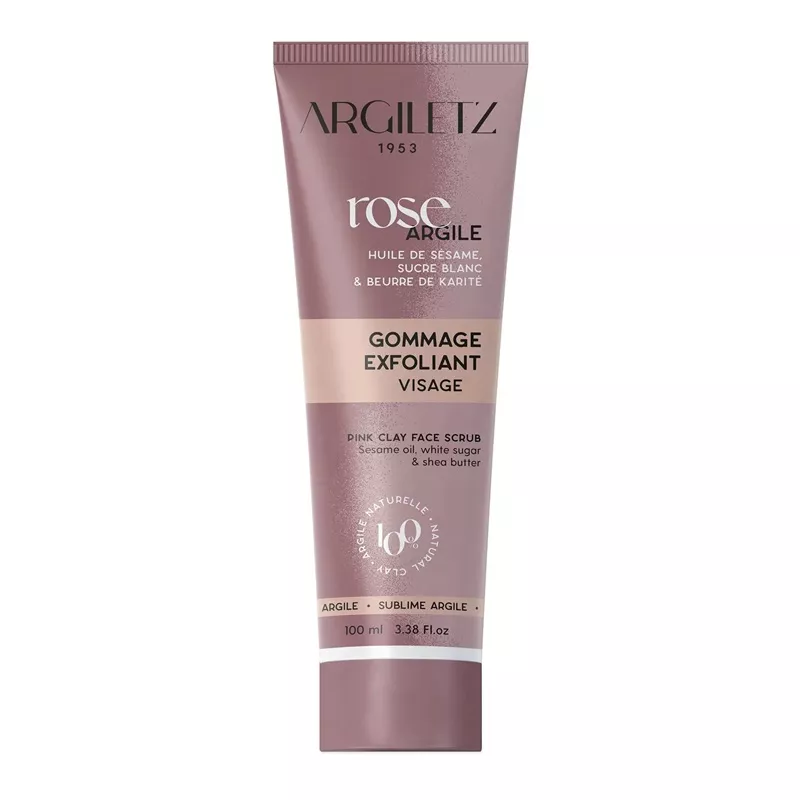 Gommage exfoliant visage à l’argile rose Argiletz - 100g
