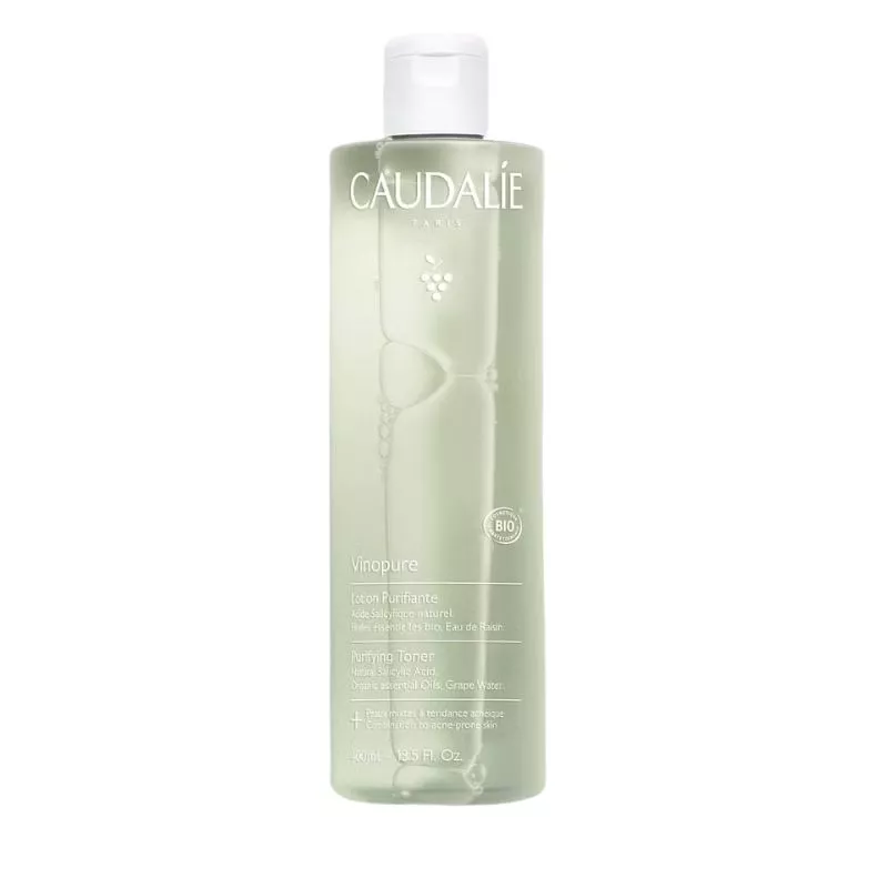Lotion purifiante à l'Acide Salicylique Bio Vinopure Caudalie - Peaux mixtes à grasses - 400ml