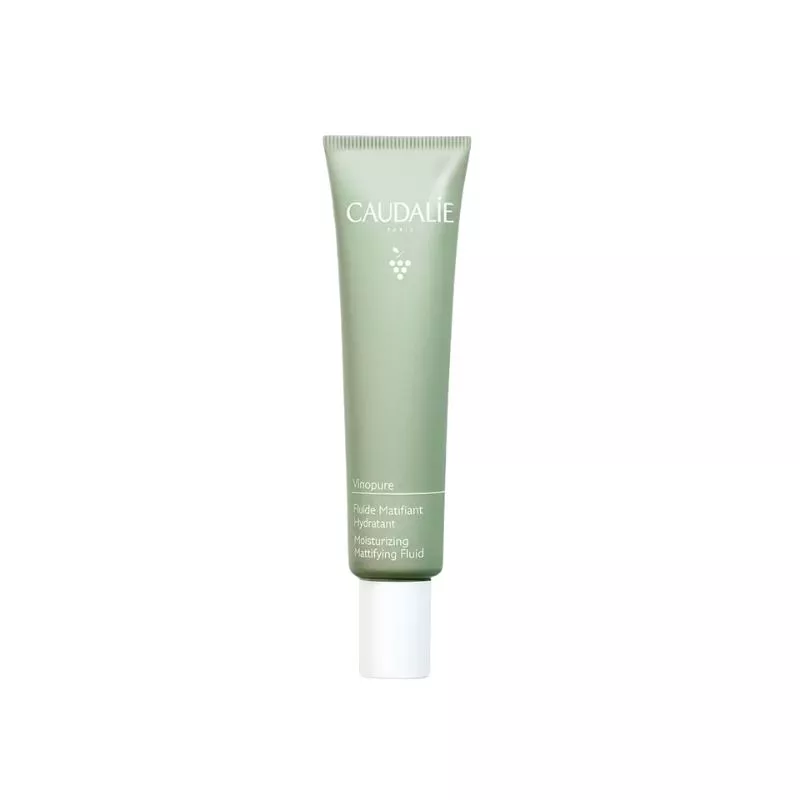 Fluide matifiant hydratant à la poudre de Silice Vinopure Caudalie - 40ml