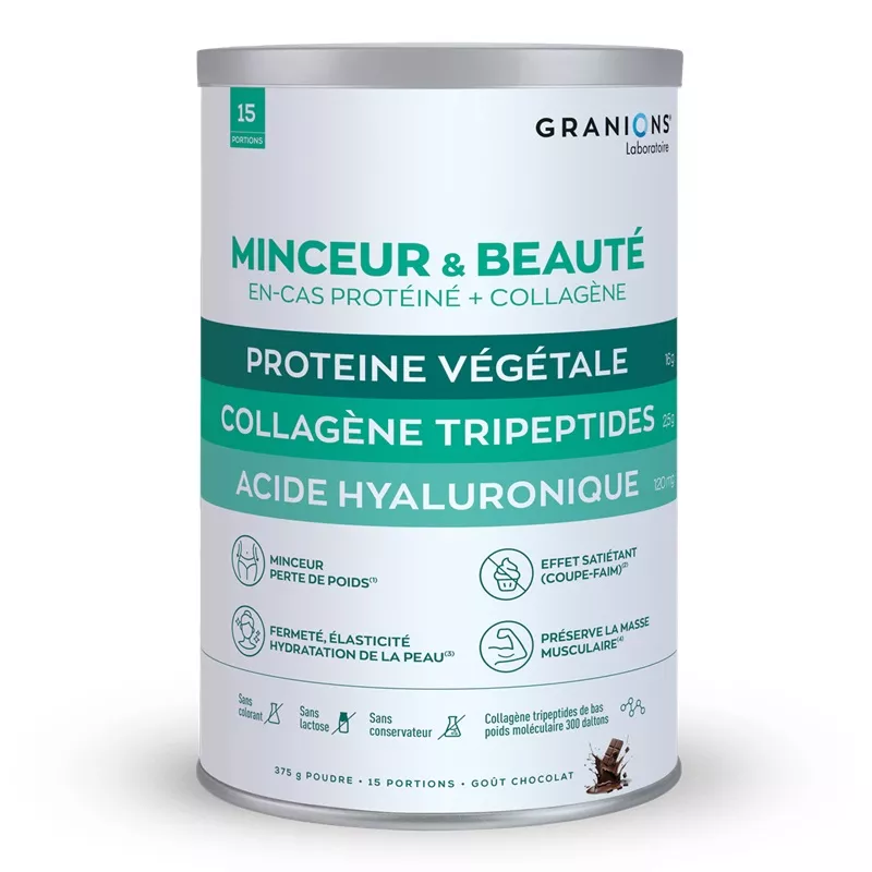 Protéine végétale Chocolat Minceur Beauté Granions - Silhouette affinée - 275g