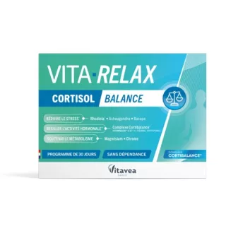Cortisol Balance Vita Relax Vitavea - Stress - 30 gélules