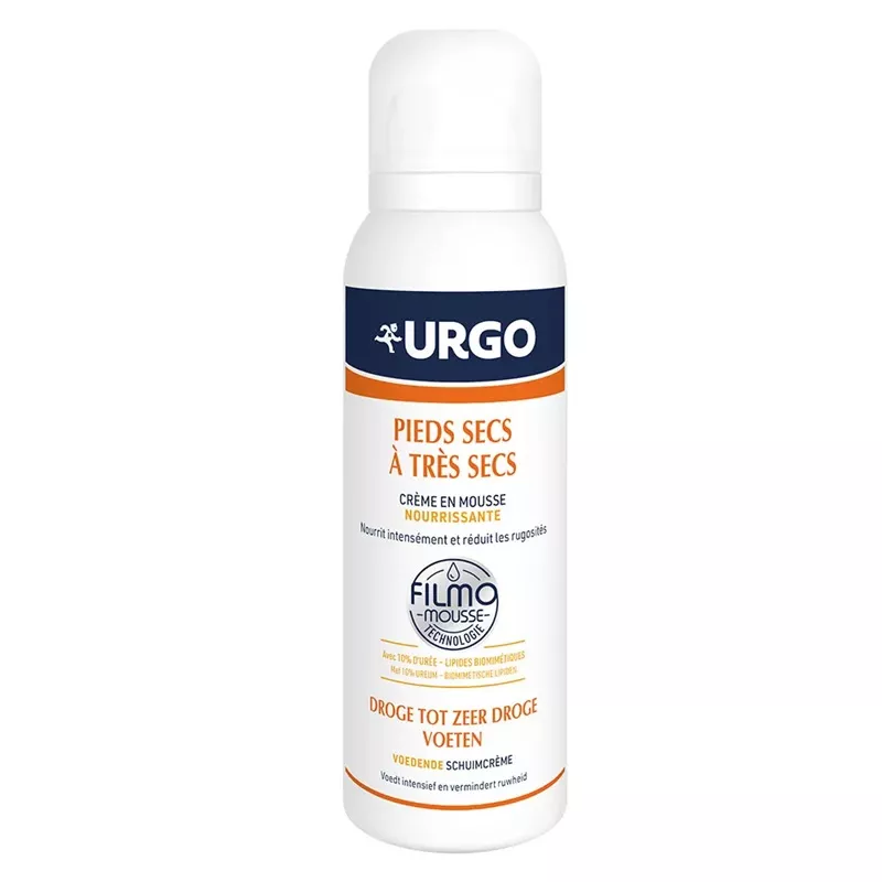 Crème mousse nourrissante Urgo - Pieds secs à très secs - 125ml