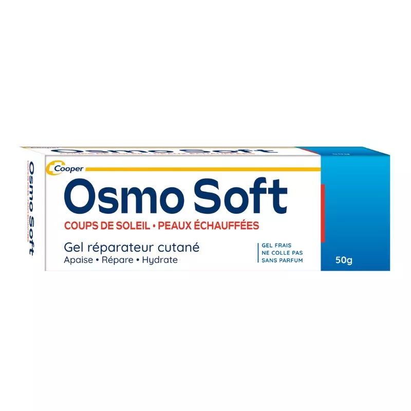 Gel réparateur cutané Brûlures & coups de soleil OsmoSoft Cooper - 50g