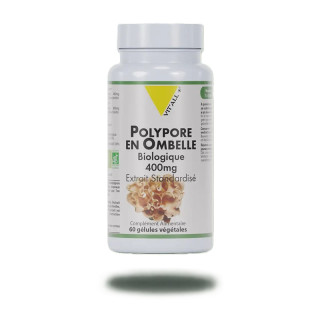 Polypore en ombelle Bio 400mg Vitall+ - Défenses naturelles - 60 gélules
