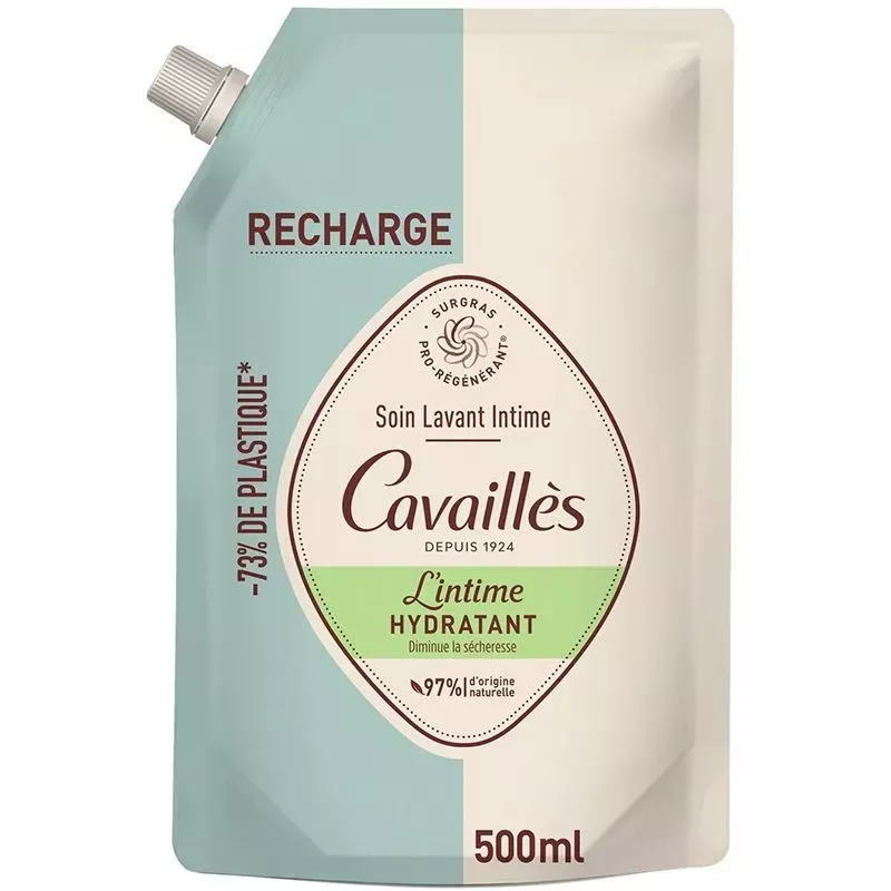 Soin lavant intime hydratant L'intime hydratant Rogé Cavaillès - Éco-recharge 500ml