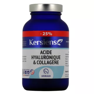 Acide Hyaluronique & Collagène Kersiens - 120 gélules