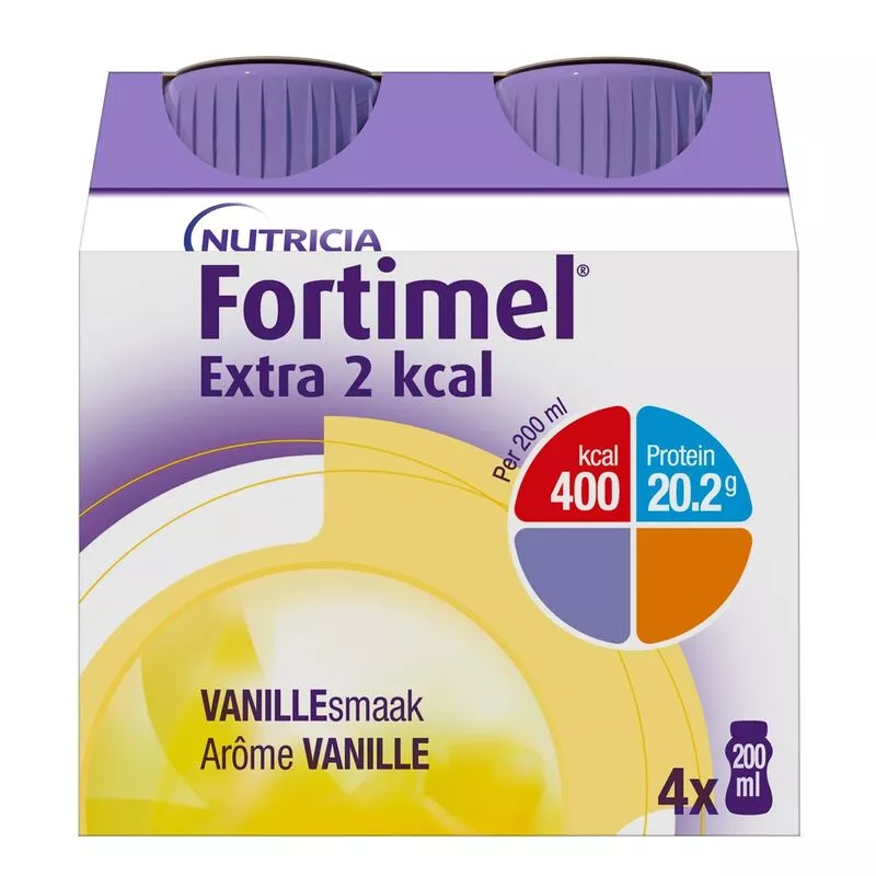 Boisson nutritionnelle 2 kcal/ml Vanille Fortimel® Protein Nutricia - 4 x 200ml