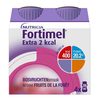 Boisson nutritionnelle 2 kcal/ml Fruits de la fôret Fortimel® Protein Nutricia - 4 x 200ml