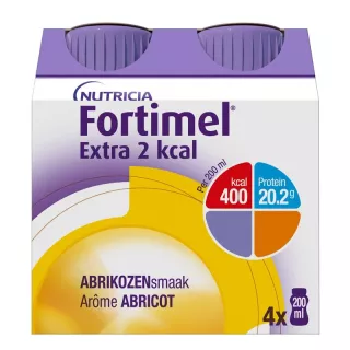 Boisson nutritionnelle 2 kcal/ml Abricot Fortimel® Protein Nutricia - 4 x 200ml