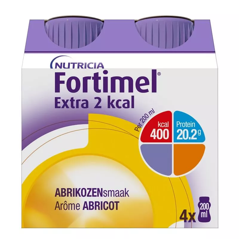 Boisson nutritionnelle 2 kcal/ml Abricot Fortimel® Protein Nutricia - 4 x 200ml