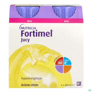Boisson Citron Fortimel® Jucy Nutricia - 4 x 200ml