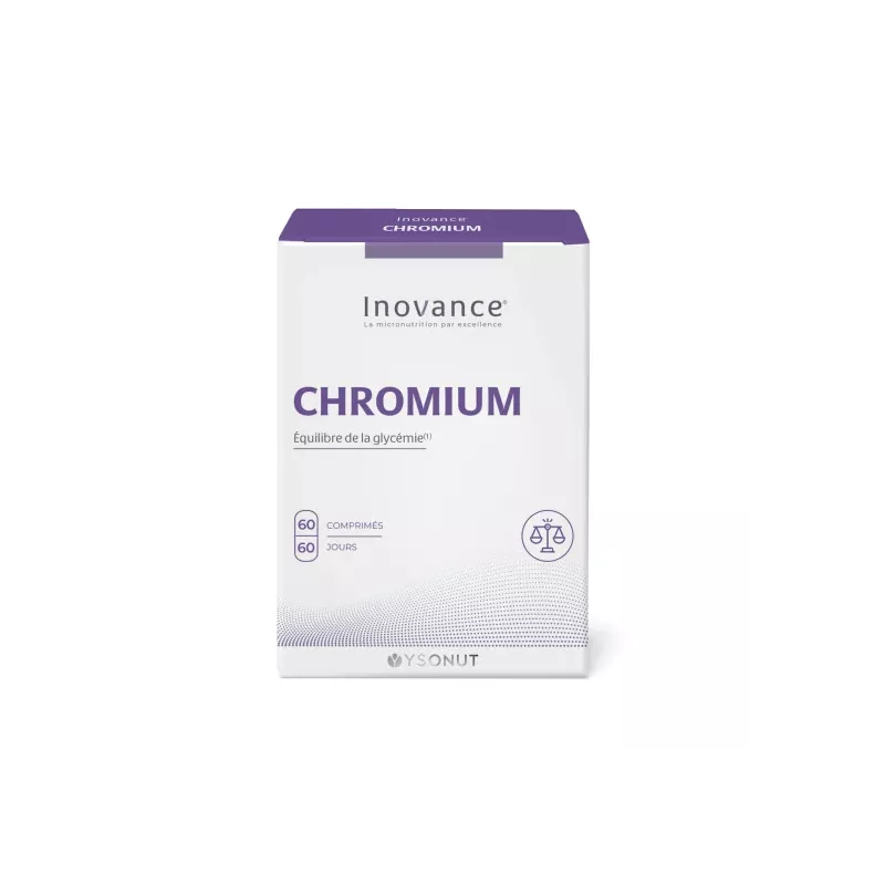 Chromium Inovance - Équilibre de la glycémie - 60 comprimés