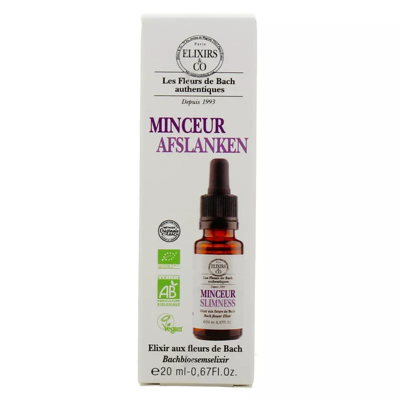 Élixir composé Minceur Élixirs & Co - Contrôle de soi - Flacon de 20ml
