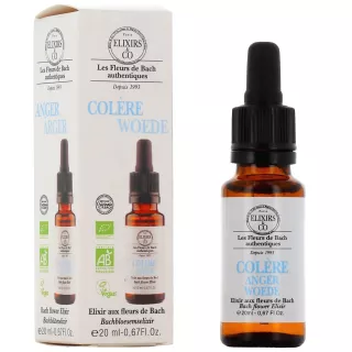 Élixir composé Colère Élixirs & Co - États de colère - Flacon de 20ml