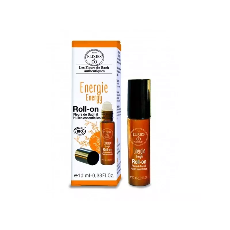 Roll-on Énergie Bio Élixirs & Co - Maux du quotidien - Flacon de 10ml
