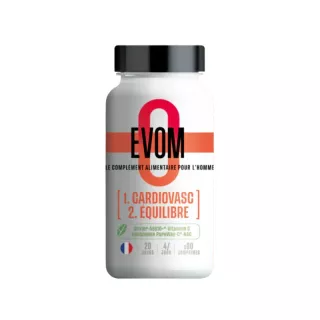 CardioVasc Équilibre pour homme EVOM - Régulation du cholestérol - 80 comprimés