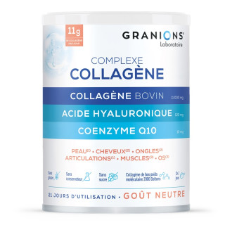 Complexe collagène goût neutre Granions - Peau, muscle et os - 242g