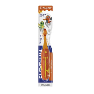 Brosse à dents Dragon 2/6 ans Elgydium Kids - Hygiène bucco-dentaire