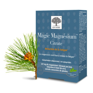 Magic Magnésium Citrate 247mg New Nordic - 60 comprimés
