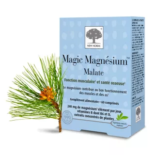 Magic Magnésium Malate 240mg New Nordic - 60 comprimés