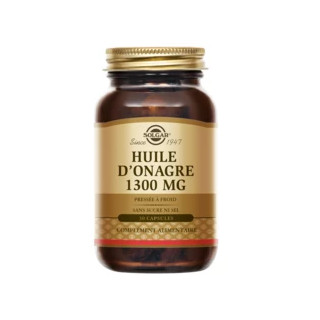 Solgar Huile de bourrache 1300mg - 30 capsules
