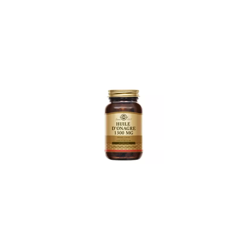 Solgar Huile de bourrache 1300mg - 30 capsules