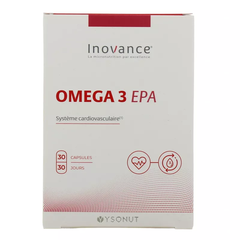 Oméga 3 EPA Inovance - Système cardiovasculaire - 30 capsules