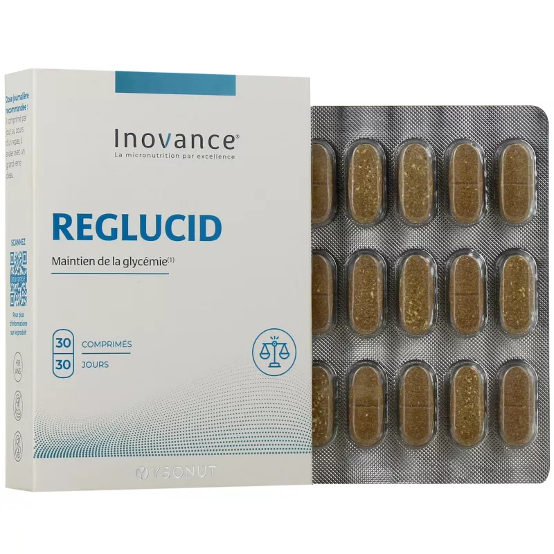 Reglucid Inovance - Maintien de la glycémie - 30 comprimés