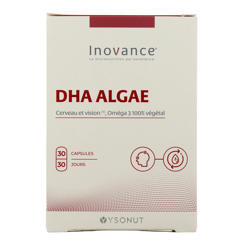 DHA Algae Inovance - Cerveau et vision - 30 capsules