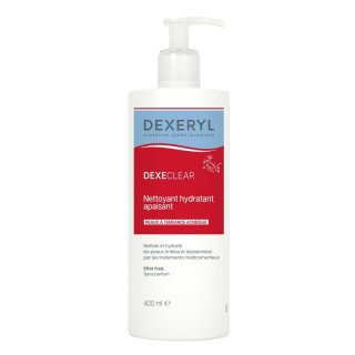 Nettoyant hydratant apaisant Dexeclear Dexeryl - Peaux grasses ou acnéiques - 400ml