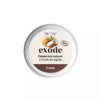 Déodorant baume naturel et bio Coco Exode - Format voyage 10g
