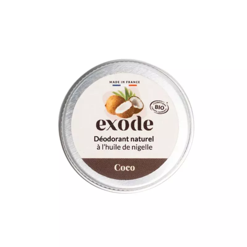 Déodorant baume naturel et bio Coco Exode - Format voyage 10g