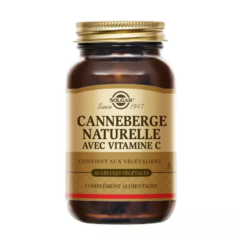 Solgar Canneberge Naturelle 60 Gélules
