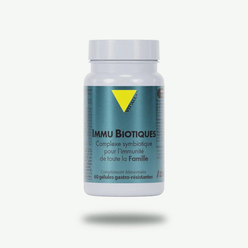Immu Biotiques Vitall+ - Probiotique naturel - 60 gélules végétales