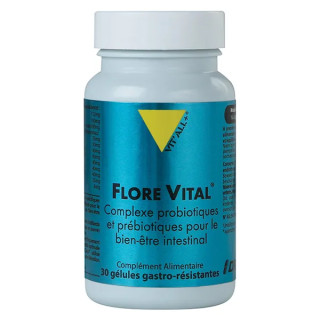 Flore Vital Vitall+ - Bien-être intestinal - 30 gélules végétales