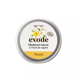 Déodorant baume naturel et bio Monoï Exode - Format voyage 10g