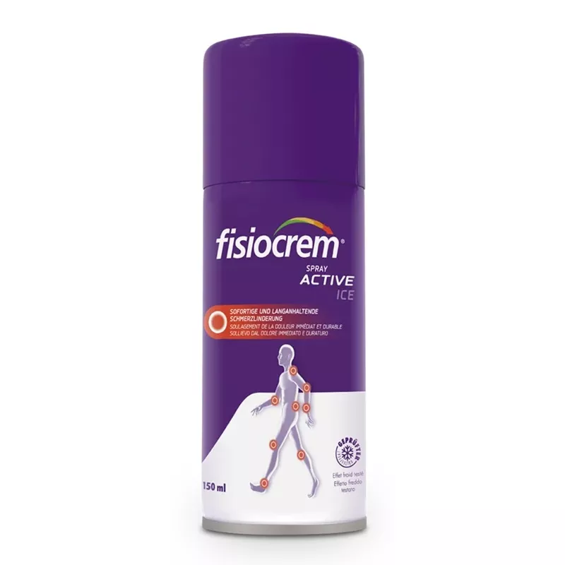 Spray cryothérapie effet froid immédiat Active Ice Fisiocrem - 150ml