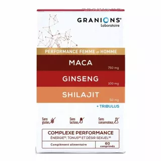 Complexe Performance femme & homme Granions - 60 comprimés