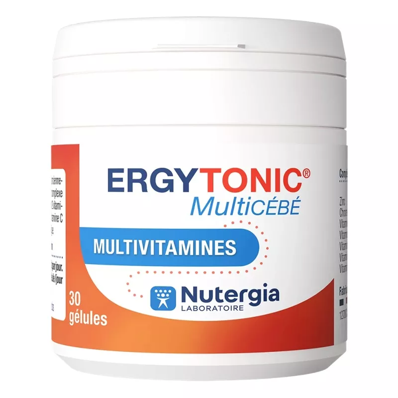 ErgyTonic® MultiCÉBÉ Nutergia - Fatigue et baisse de tonus - 30 gélules