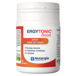 ErgyTonic® Boost Nutergia - Effet coup de fouet - 40 gélules