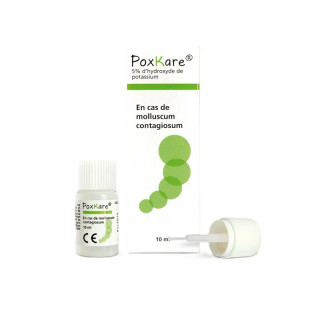 Solution d'Hydroxide de Potassium à 5% PoxKare PediAct - Molluscum Contagiosum - 2ml