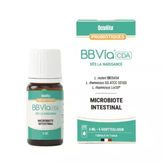 Gouttes probiotiques BBVia® CDA PediAct - Soutien digestif et intestinal - 6ml