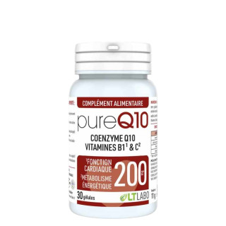 Pure Q10 Fonction Cardiaque 200mg LT Labo - 30 gélules