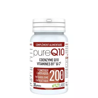 Pure Q10 Fonction Cardiaque 200mg LT Labo - 30 gélules