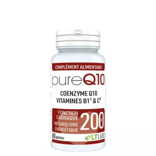 Pure Q10 Fonction Cardiaque 200mg LT Labo - 60 gélules