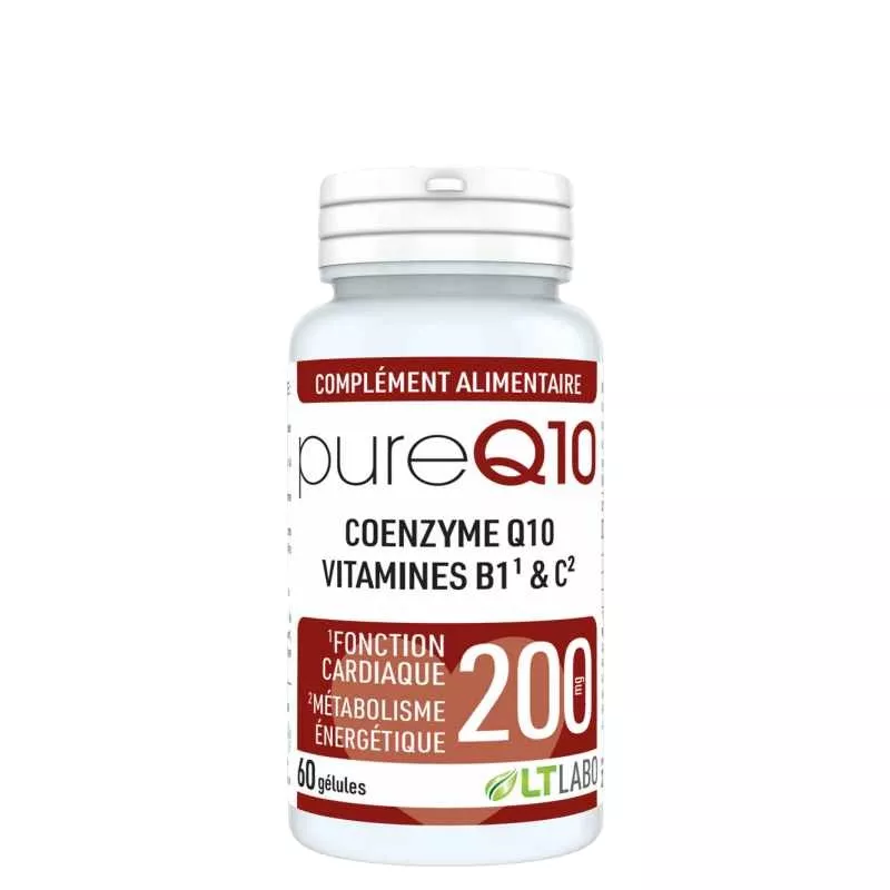 Pure Q10 Fonction Cardiaque 200mg LT Labo - 60 gélules