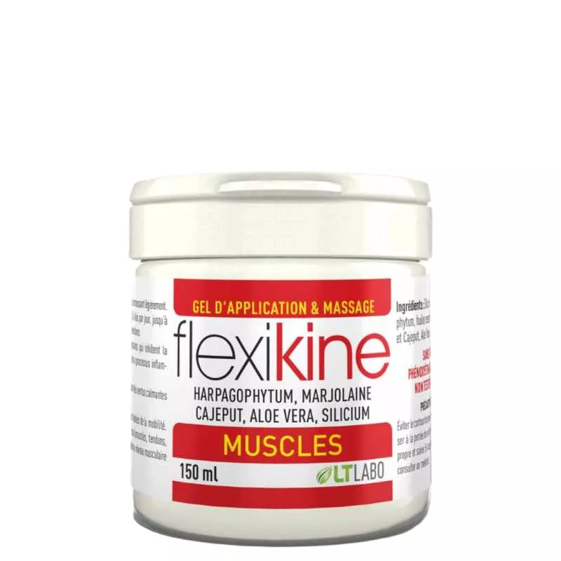 Gel d'application massage muscles au Silicium Flexikine LT Labo - 150ml