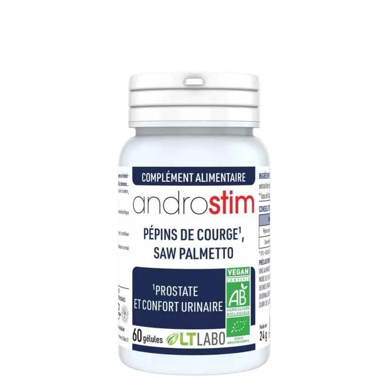 Androstim Bio LT Labo - Prostate & Confort urinaire - 60 gélules
