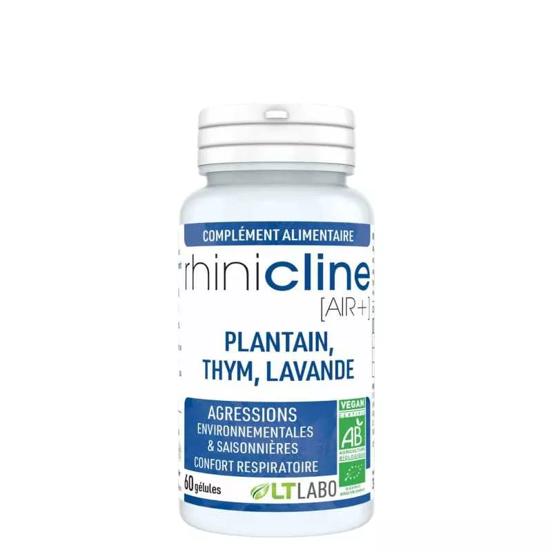 Rhinicline Air+ Bio LT Labo - Confort respiratoire - 60 gélules