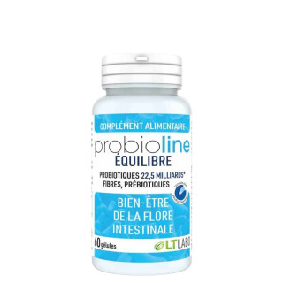 Probioline Équilibre LT Labo - Bien-être de la flore intestinale - 60 gélules